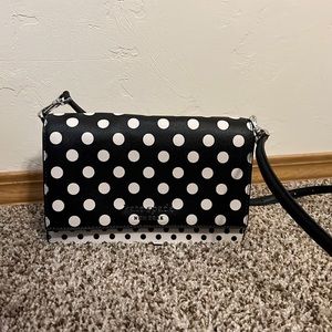 Kate Spade - polkadot, crossbody purse.